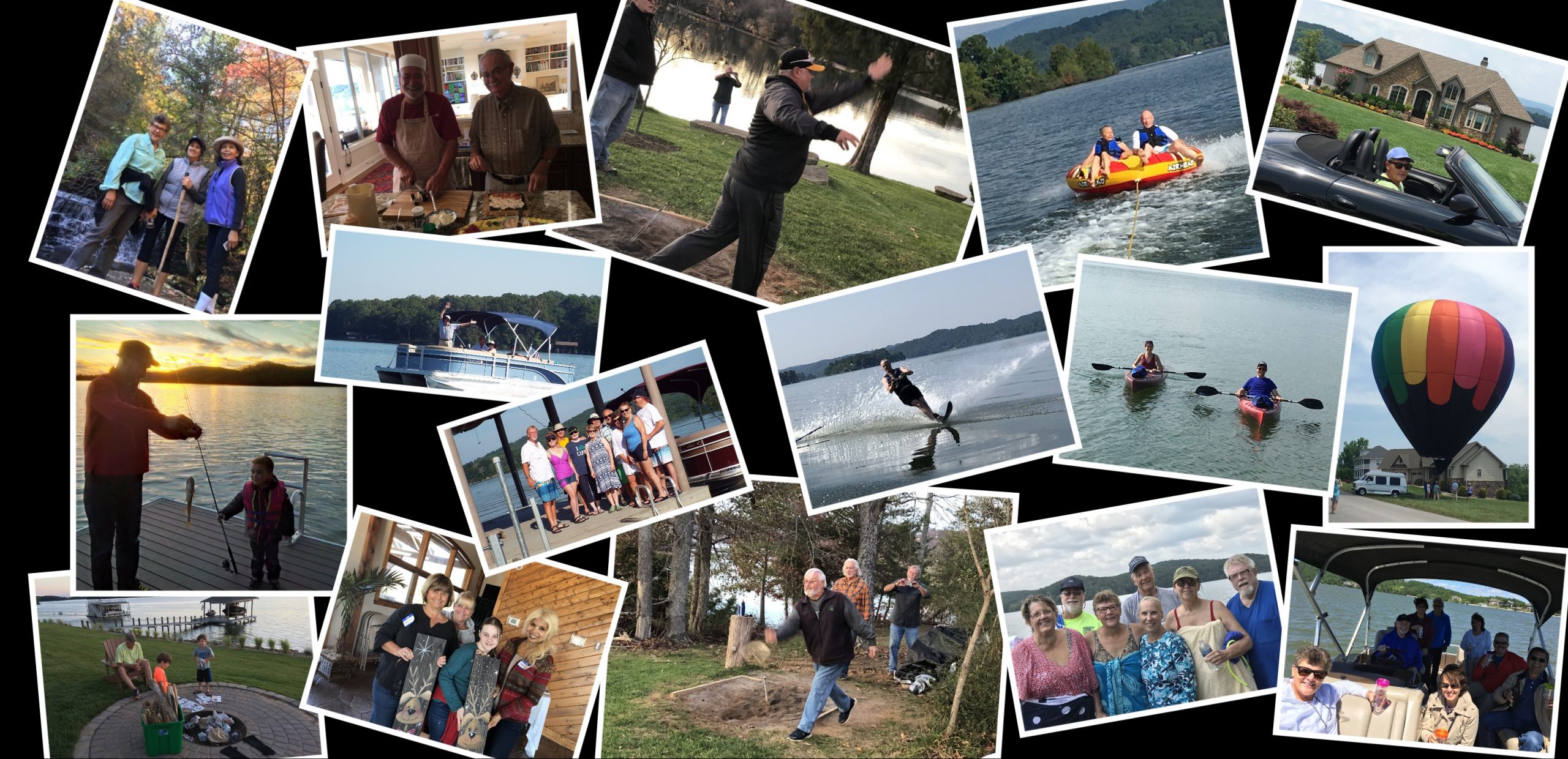 Activities collage at Grande Vista Bay